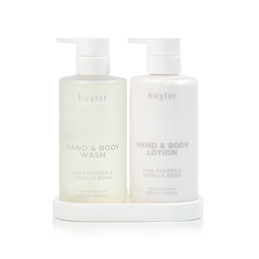 Limited Edition Wash & Lotion Gift Set - Pink Peper & Vanilla Bean