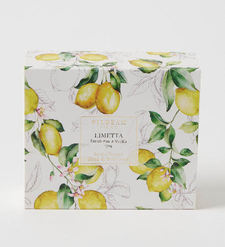 Limetta Scented Soap Gift Set of 2 - French Pear & Vanilla Scent