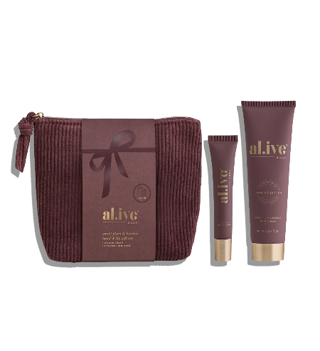 al.ive Hand & Lip Gift Set - Sweet Plum & Berries