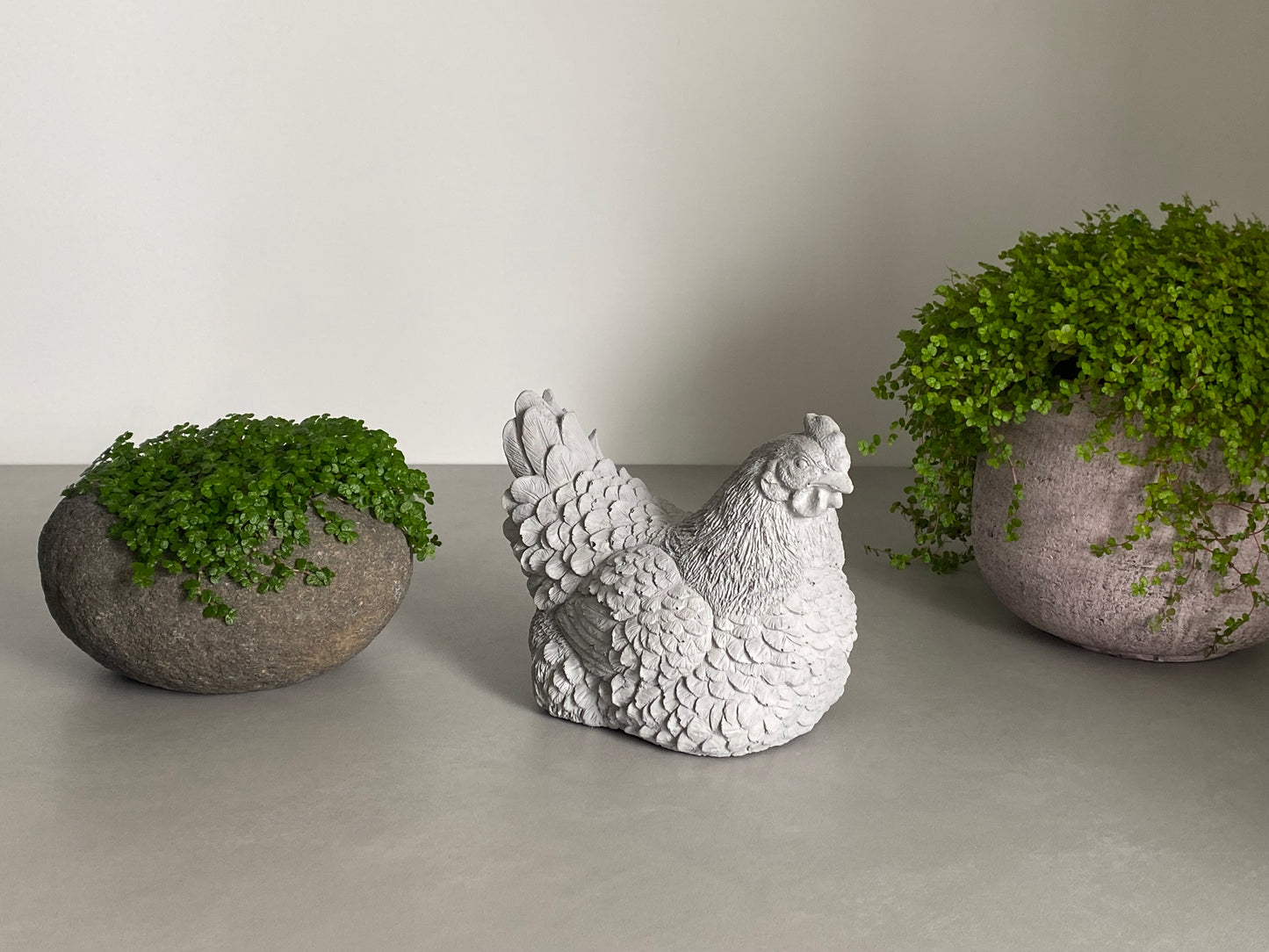 Wilde & Co Handmade Concrete Chicken