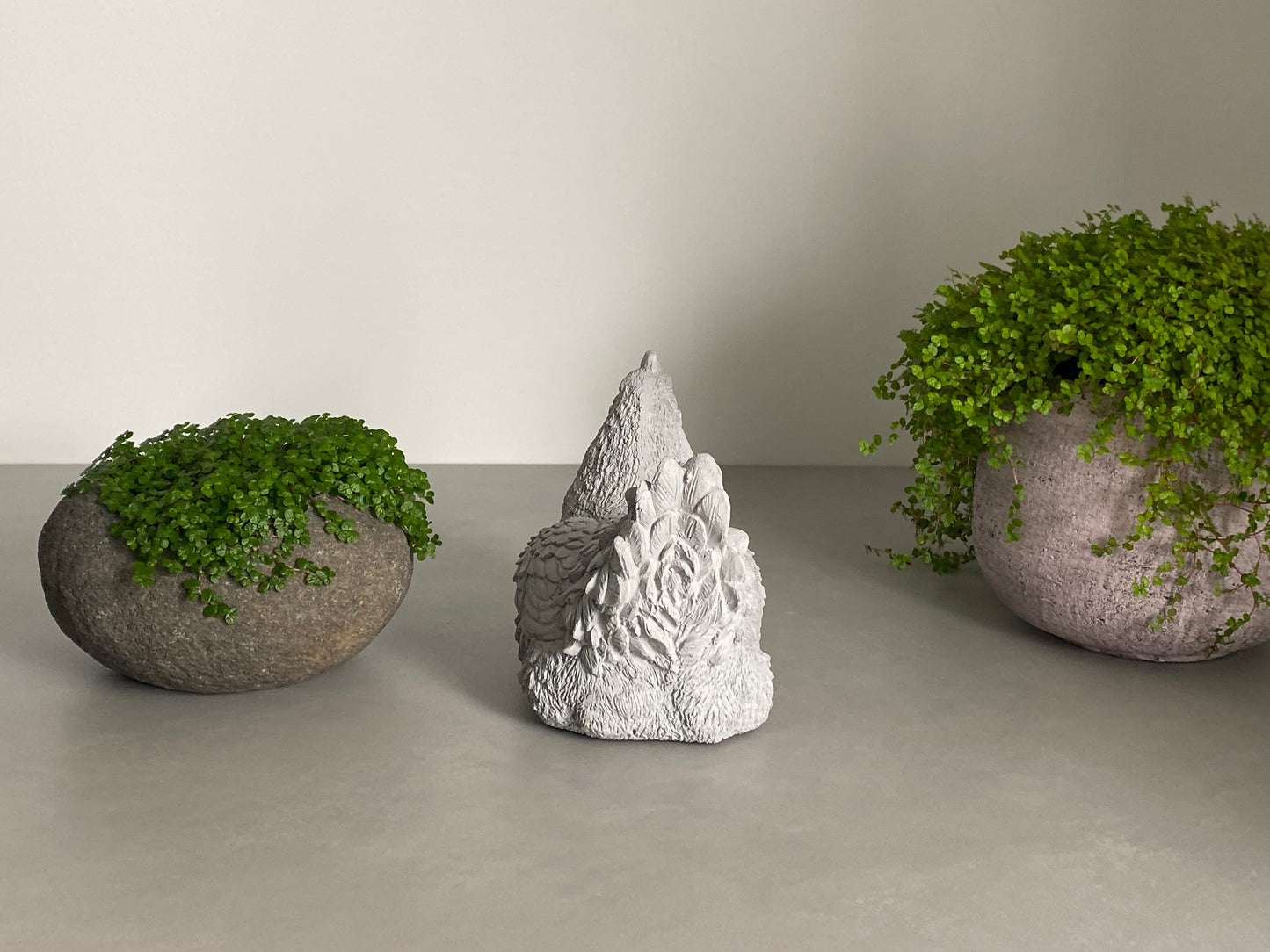 Wilde & Co Handmade Concrete Chicken