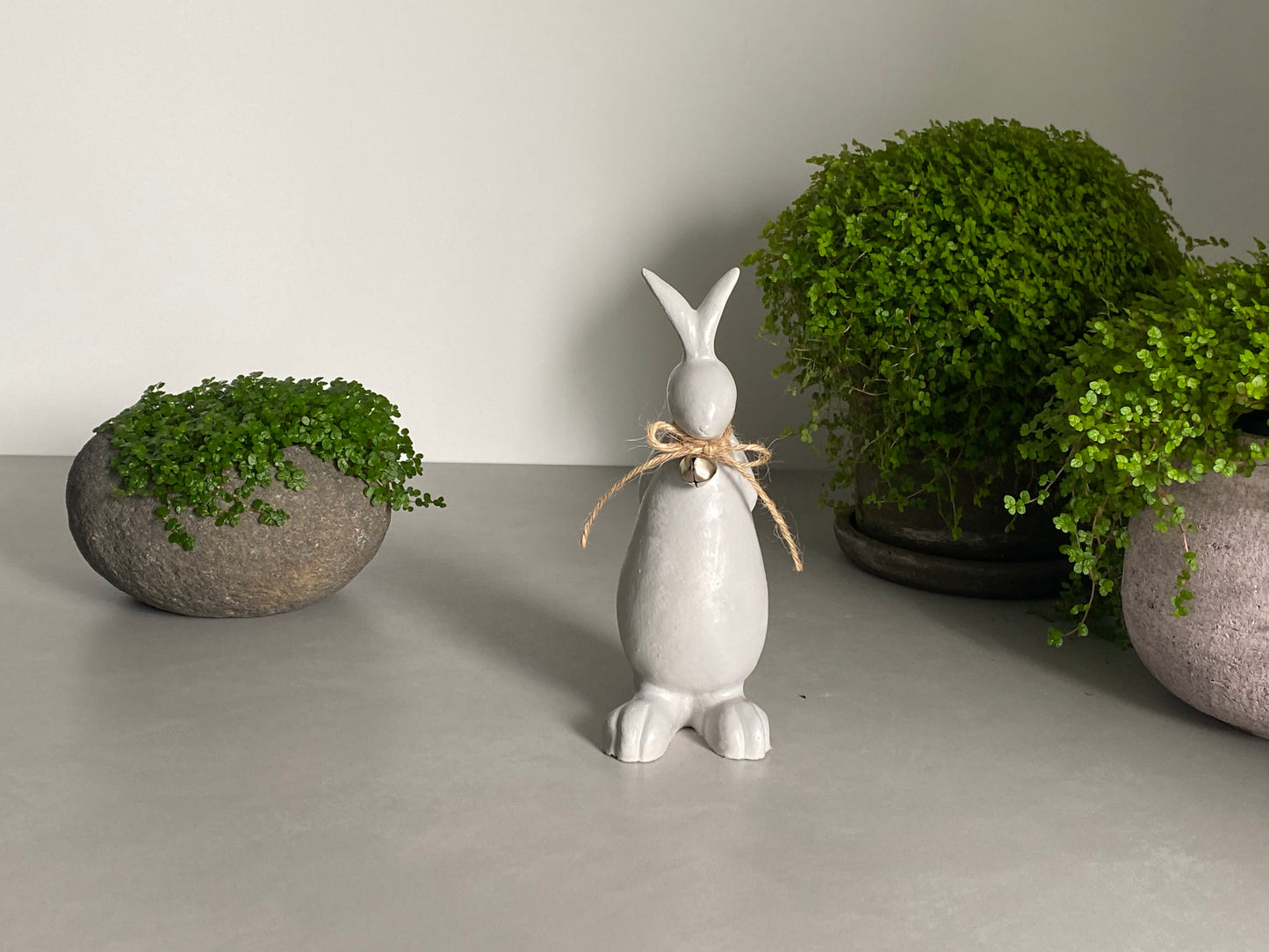 Wilde & Co Handmade Concrete Rabbit