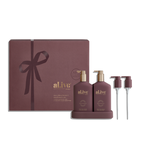 al.ive Transformative Wash & Lotion Duo - Sweet Plum & Berries