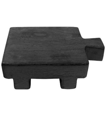 Wood Rectangle Mini Pedestal