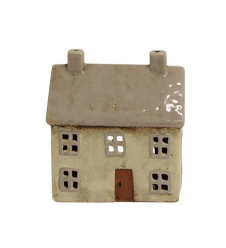 Alsace Tea Light Cottage Light Grey