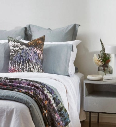 Secret Garden Linen Throw