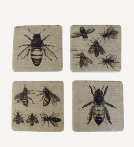 Bee Coasters | Set of 4