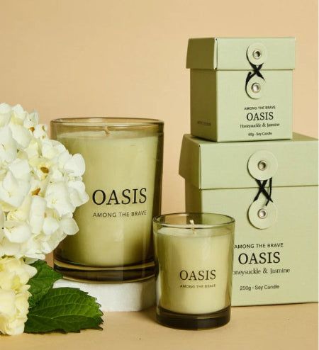 Oasis Honeysuckle Jasmine 250g Soy Candle