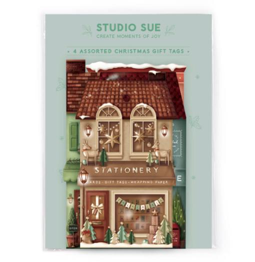 The Christmas Village - Gift Tags - Set of Four