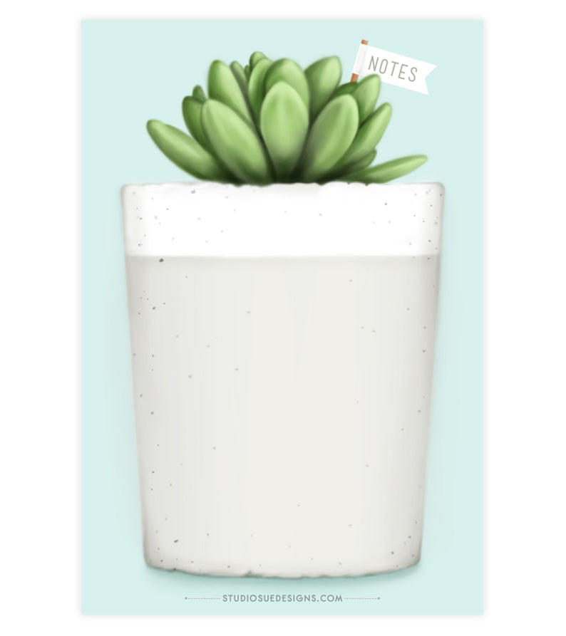 Concrete Planter Notepad
