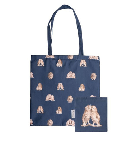 Folded Reusable Bag - Birds of a Feather