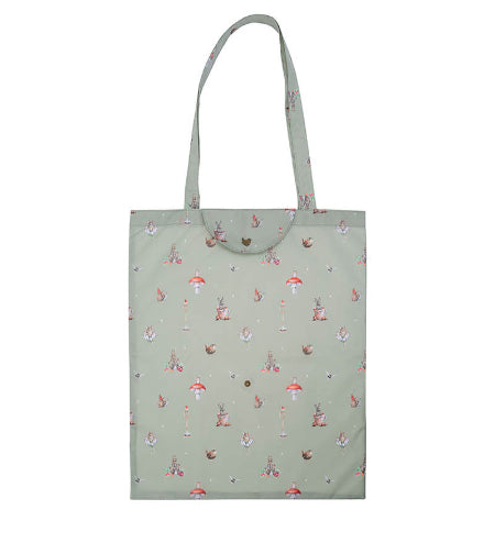 Folded Reusable Bag - Garden Friends