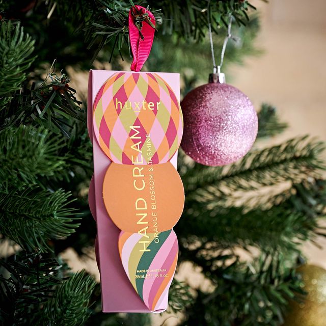 Hanging 35ml Hand Cream - Soft Pink - Diamonds - Adorned Xmas - Orange Blossom & Jasmine