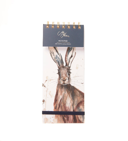 'The Meadow' Hare Watercolour Design Notepad