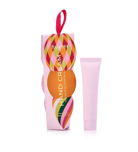 Hanging 35ml Hand Cream - Soft Pink - Diamonds - Adorned Xmas - Orange Blossom & Jasmine