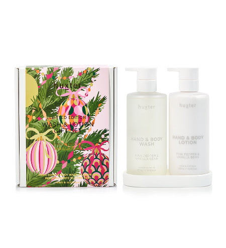 Limited Edition Wash & Lotion Gift Set - Pink Peper &amp; Vanilla Bean
