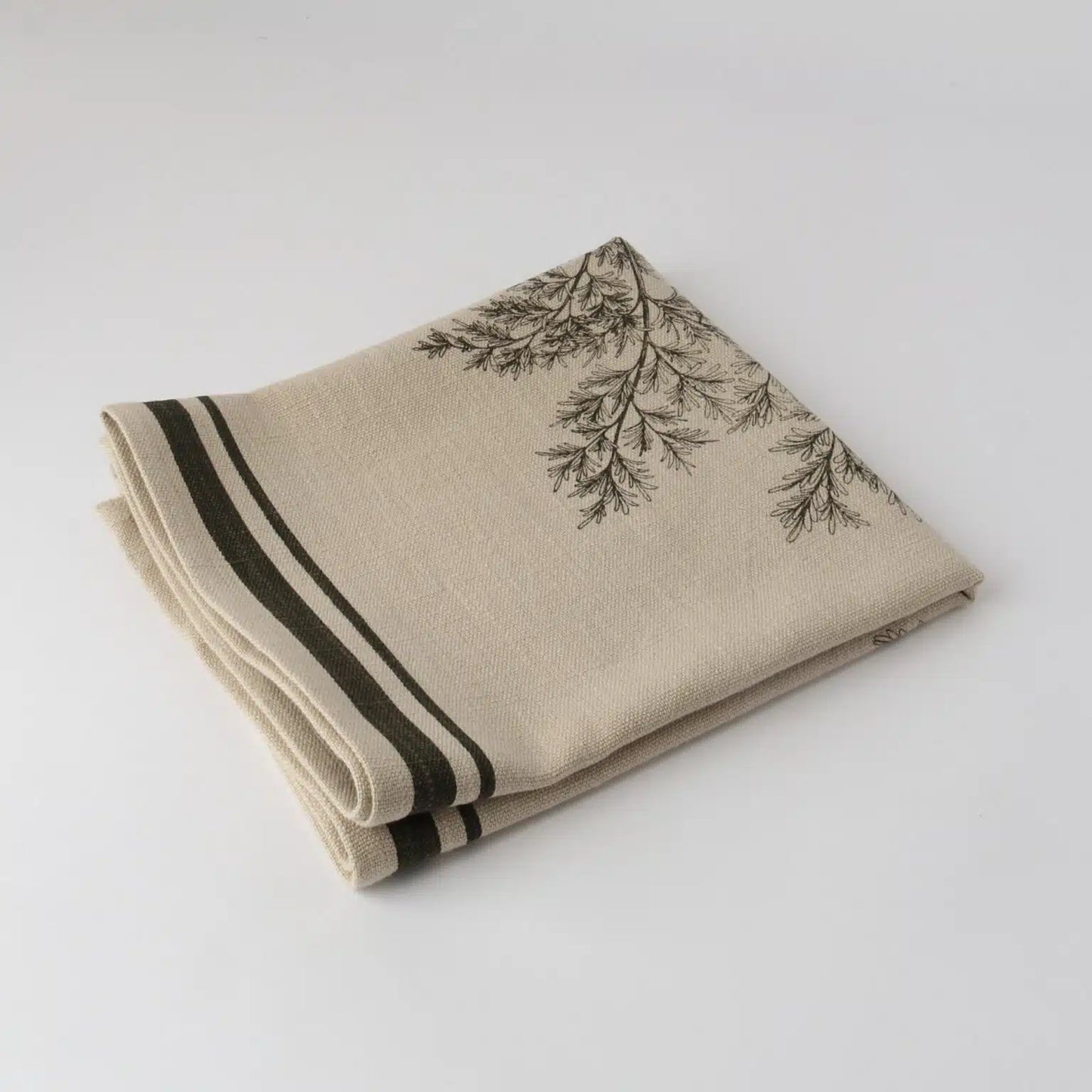 French Grainsack Tea Towel Carrot