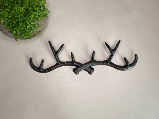 Rustic Deer Antler Coat Hook