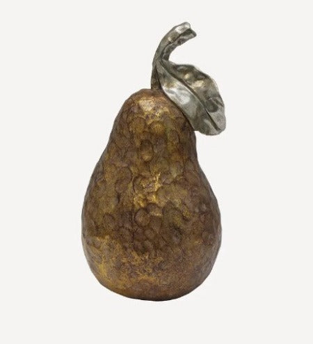 Gold Pear Ornament - Large