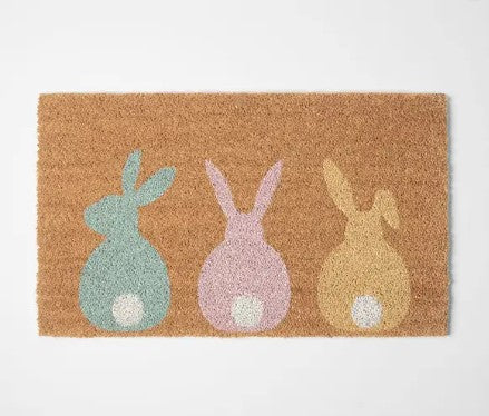 Flopsy, Mopsy and Cottontail Bunnies Door Mat