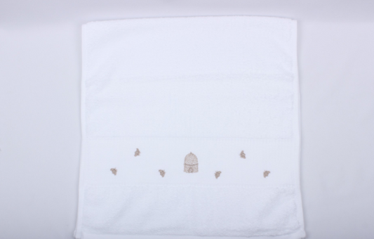 Beehive Embroidered Hand Towel