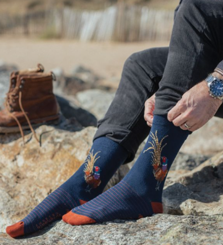 Wrendale Men's Socks Pheasant