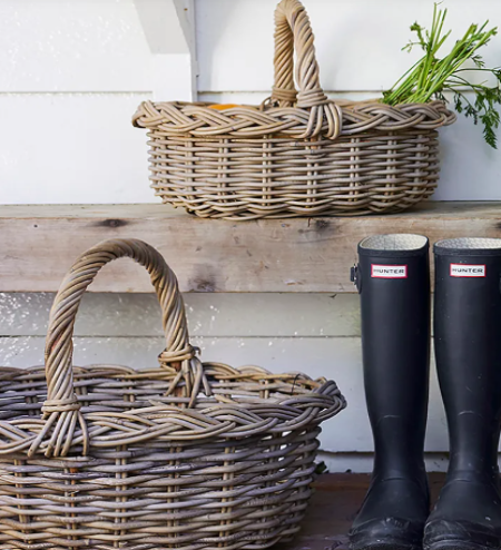 Grove Oval Harvest Basket Small
