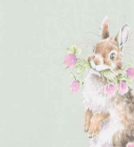 Paper Napkin - Cocktail -Wrendale Designs - Rabbit