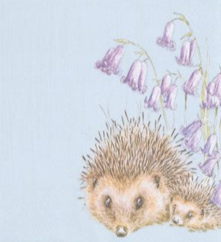 Paper Napkin - Cocktail -Wrendale Designs - Hedgehugs