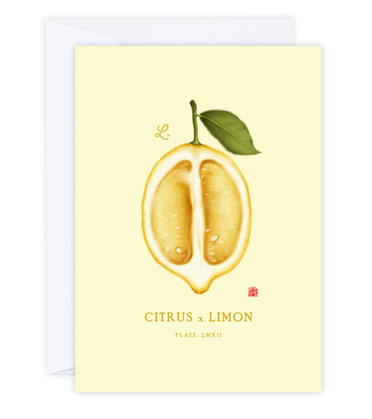 Lemon Greeting Card