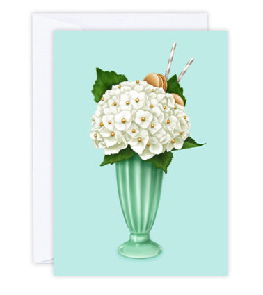 Hokey Pokey Hydrangea Greeting Card