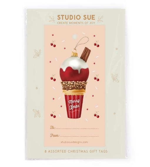 Patterns of Christmas - Gift Tags - Set of Eight