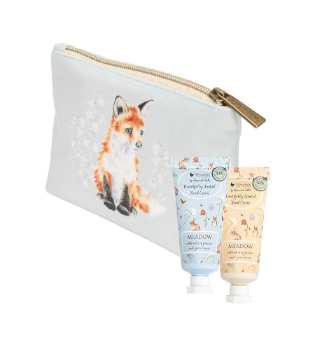 Meadow Rabbit and Fox Mini Hand Cream Gift Pouch