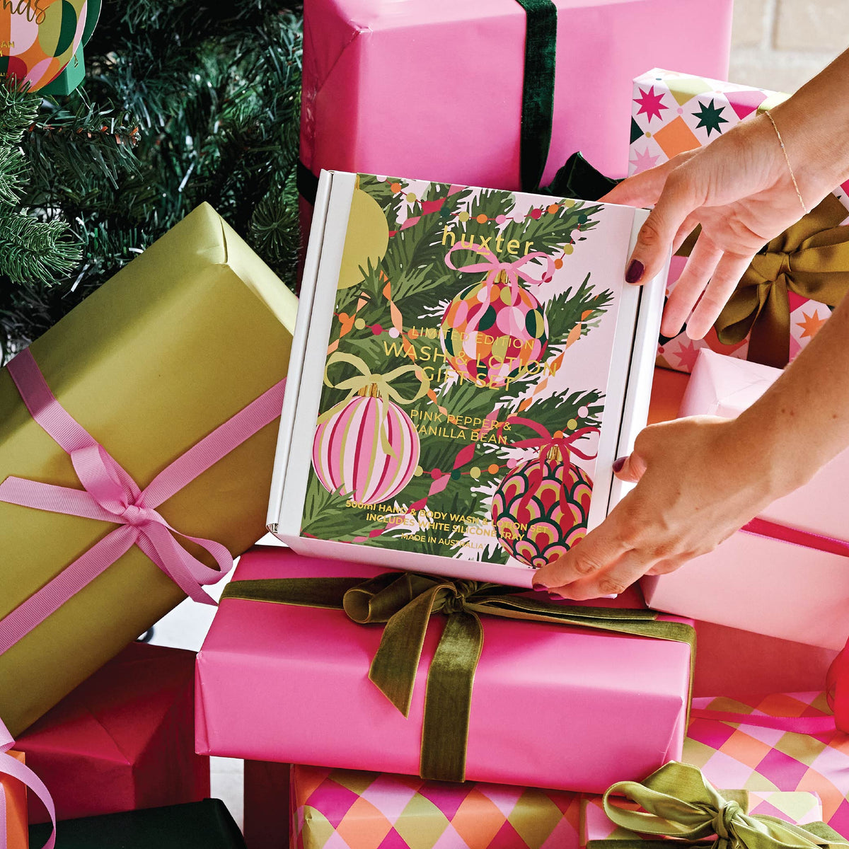 Limited Edition Wash & Lotion Gift Set - Pink Peper &amp; Vanilla Bean