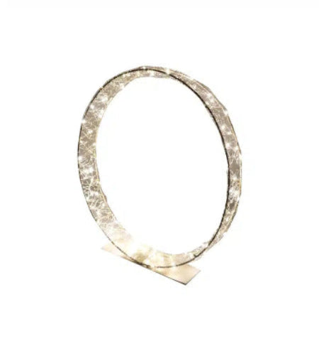 Vienna LED Wire Ring Wreath Standing 38cm