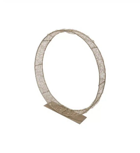 Vienna LED Wire Ring Wreath Standing 38cm