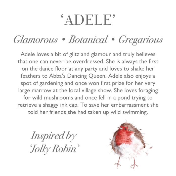 Wrendale Plush Adele Robin