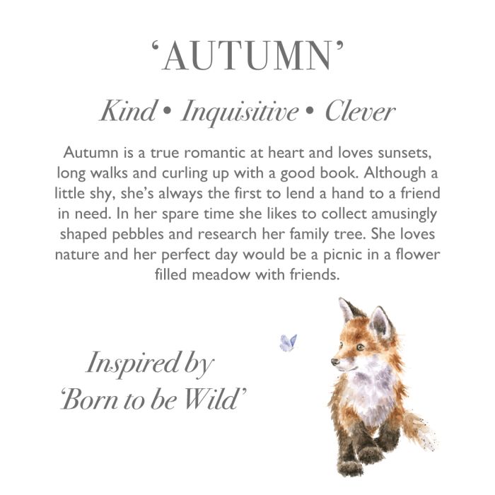 Wrendale Autumn Fox Plush