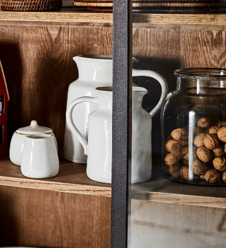 Rustic White Small Pitcher