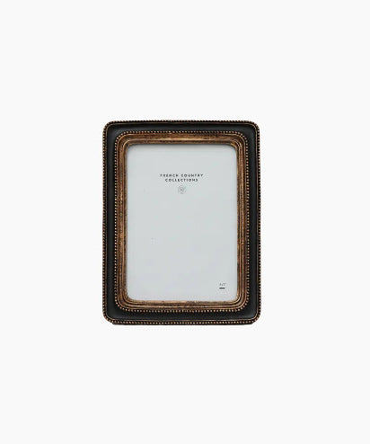 Beaded Photo Frame Black 5 x 7