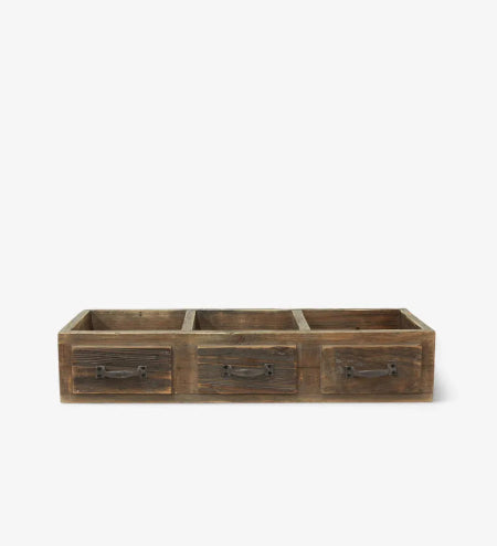 3 Part Organiser Faux Draws