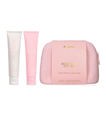 Huxter Body Care Gift Set - Pink - White Peony & Cashmere