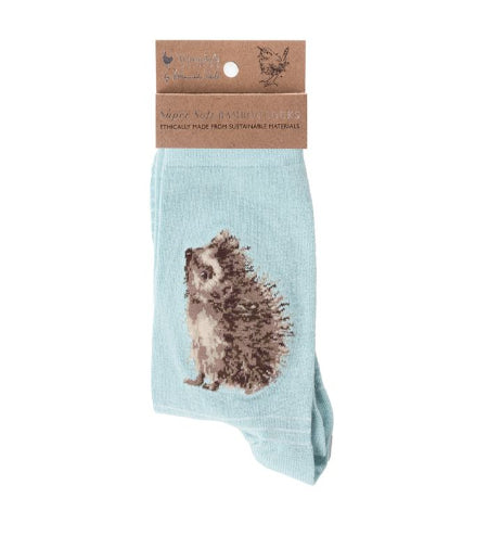 Wrendale Womans Socks - Hedghugs Hedgehog