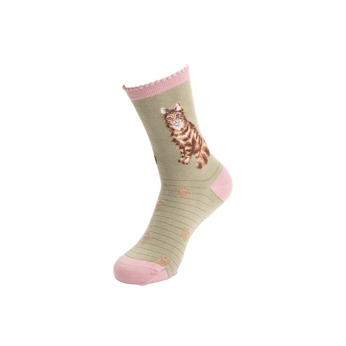 Wrendale Womans Socks - Feline Fabulous