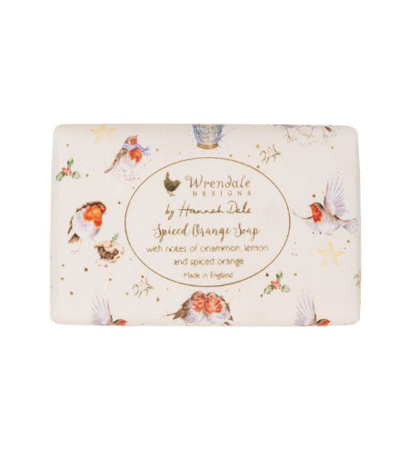 Wrendale Designs Spiced Orange 'Robin' Christmas Soap
