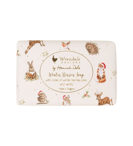 Wrendale Designs Winter Berries 'Country Animals' Christmas Soap