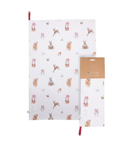 Wrendale Designs Tea Towel - Woodlanders