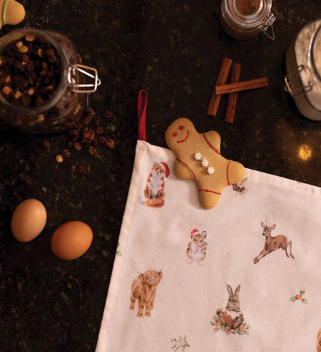 Wrendale Designs Tea Towel - Woodlanders
